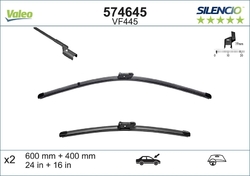 VALEO List stěrače 400.0 mm/ 600.0 mm