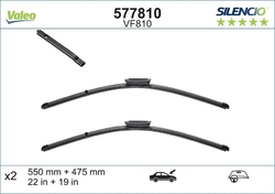 VALEO List stěrače 550.0 mm/ 475.0 mm