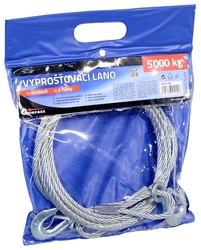 COMPASS Lano vyprošťovací 5000kg s karabinami