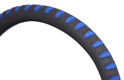 Potah volantu SOFT modrý průměr 37-39 cm