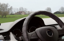 Potah volantu omotávací černý průměr 37cm