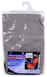 Potah sedadla TRIKO SOFT přední 1ks šedý 