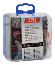 COMPASS 08536 Žárovky servisní box ŠKODA FABIA III H7 