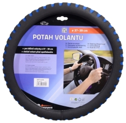 Potah volantu SOFT modrý průměr 37-39 cm