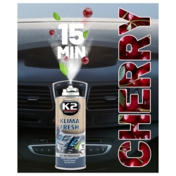 K2 Klima Fresh Cherry 150ml osvěžuje vzduch interiéru vozu
