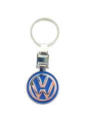 Přívěšek na klíče VOLKSWAGEN černý kovový