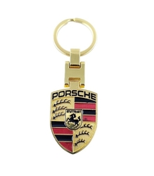 Přívěšek na klíče PORSCHE stříbrný