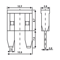 ALCA Fuse ATN 670000 Sada pojistek