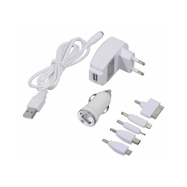 Nabíječka telefonu 220/12V, Iphone4/5, micro USB, mini USB, Nokia