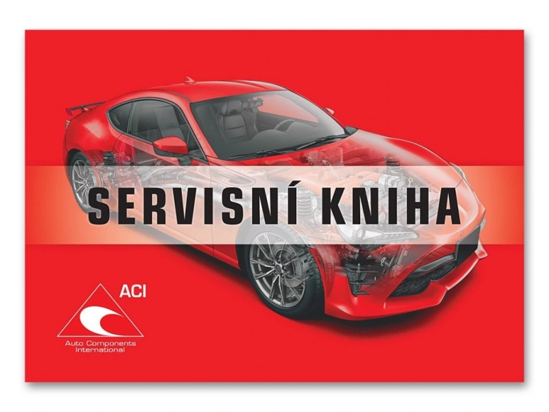 Servisní knížka ACI,pro 40 záznamů, formát A5