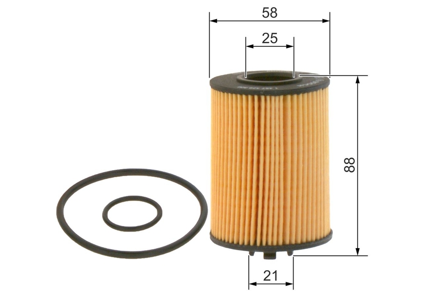 Olejový filtr 1457429306-Užívaná čísla P 9306