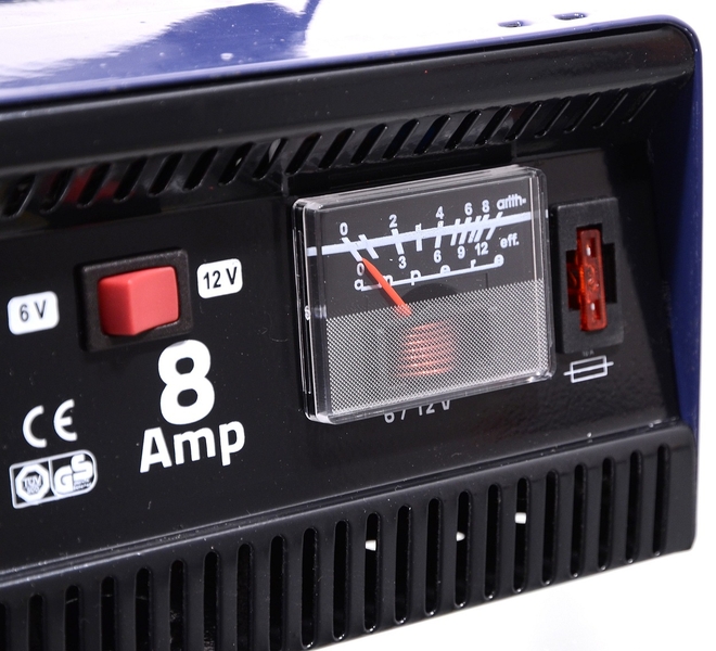 COMPASS Nabíječka 8Amp 6/12V TÜV/GS METALLIC 