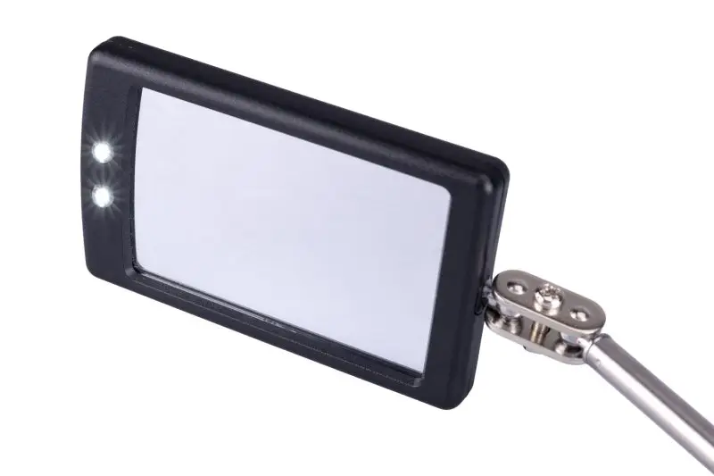 Zrcátko teleskopické WESTBERG s LED světlem 290-880mm