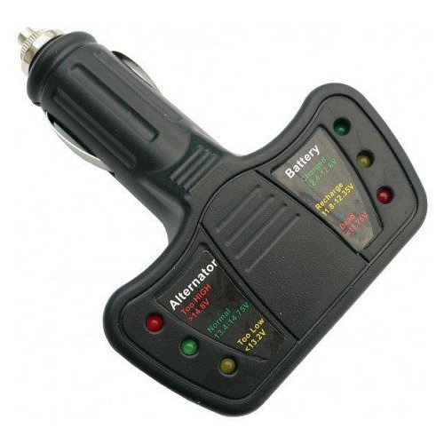 Tester autobaterie a alternátoru 12V do zapalovače COMPASS AM61716